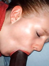 Aged cutie is giving him what he wants