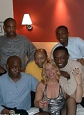 Mature Diana Douglas in provocative black hosiery poses