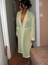 Fantastic aged strumpet is getting seminaked on pics