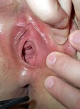 Stepmother revealing her intimate parts in an open-air setting