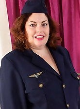 Topless older housewives are touching themselves