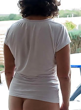 Just with a T-Shirt in front of window