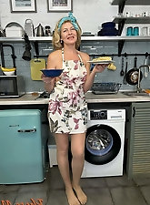 Piss andamp; bukkake gangbang with german blonde Agnes Smith - 3