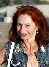 Ugly aged businesswomen are posing naked