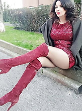 Busty old strumpets are having sex with their boyfriends