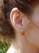 Pervert mature lady in her solo play