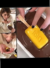 Old granny having massive melons