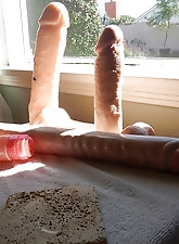 Fascinating aged prostitute is spreading legs