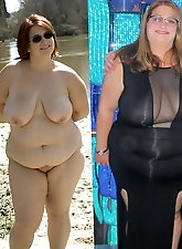 Dressed Undressed BBWs 23