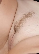 Filthy mature girl is posing almost nude on picture